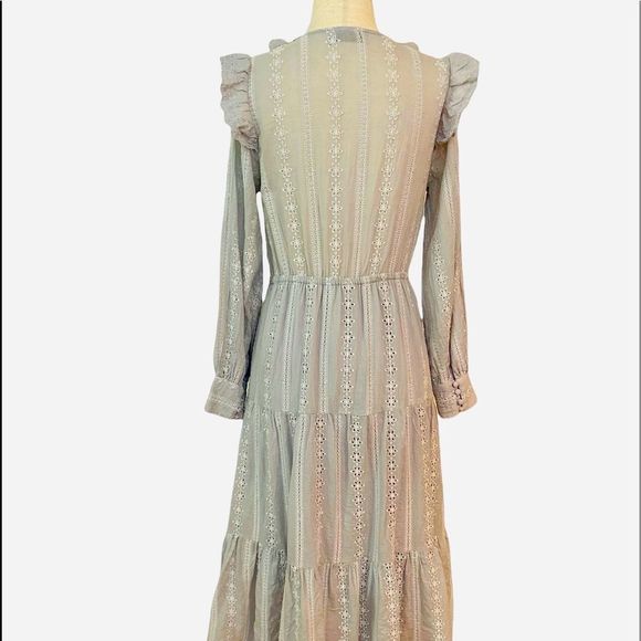 DRESS FOROM MAXI RUFFLED DRESS - Picture 6 of 9